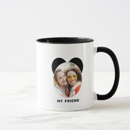 Cute Happy Friendship Day BEST FRIEND PHOTO Mug