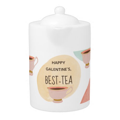 Cute happy galentines best_tea friends teapot