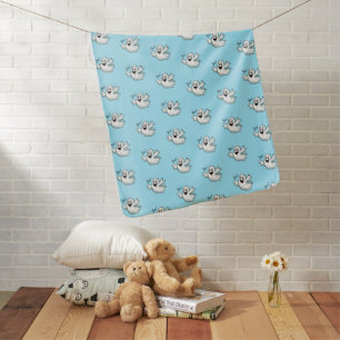 Cute Happy Ghost Baby Blanket