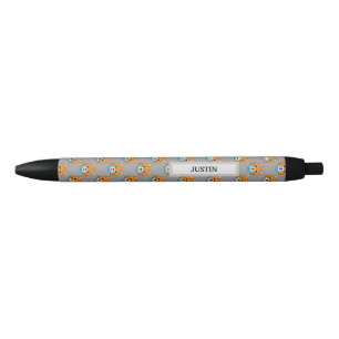 Cute Happy Ginger Cat with Papillon Personalize Pen