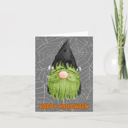 Cute Happy Halloween Gonk Card