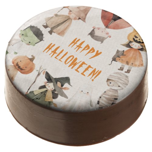 Cute Happy Halloween Kids Costume Party Chocolate Covered Oreo