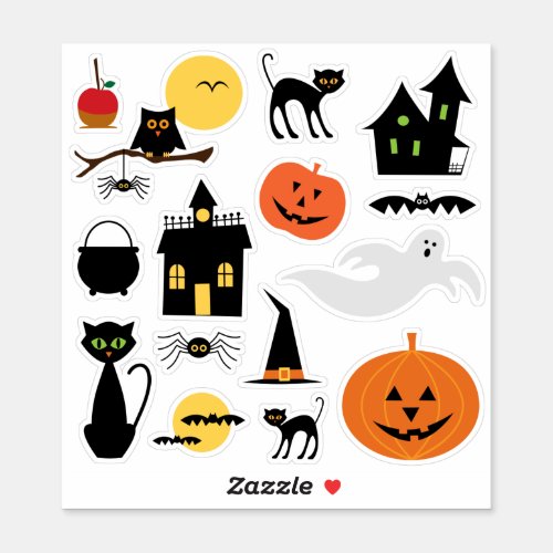 Cute Happy Halloween Sticker