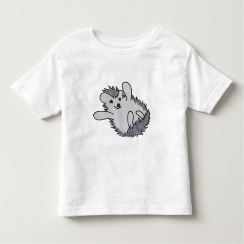 Cute Happy Hedgehog Toddler T_shirt