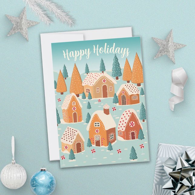 Cute Happy Holidays Christmas Holiday Card (Creator Uploaded)