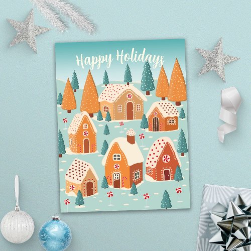 Cute Happy Holidays Christmas Holiday Postcard