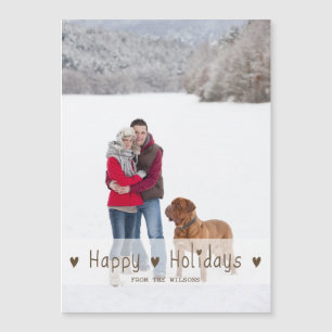 CUTE HAPPY HOLIDAYS HOLIDAY PHOTO
