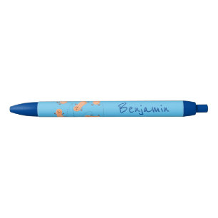 Cute happy jumping peanuts cartoon illustration pen