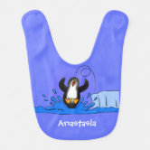 Cute Vector Penguin Bib | Zazzle