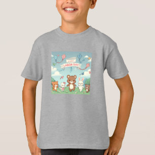 Cute Happy Labor Day T-Shirt