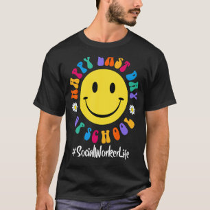 Cute Happy Last Day Of School Social Worker Life T T-Shirt