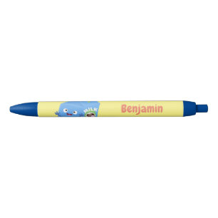 Cute happy milk carton character cartoon pen