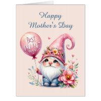 Cute Happy Mother's Day best Mom ever add message 
