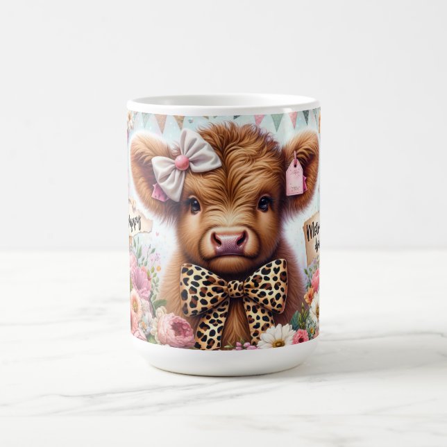 Cute Happy Mother's Day/ Highland Cow Coffee Mug (Center)