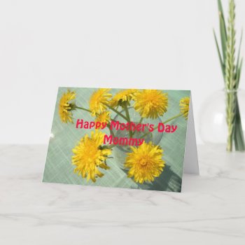 Cute Happy Mother's Day Mommy Card by no_reason at Zazzle