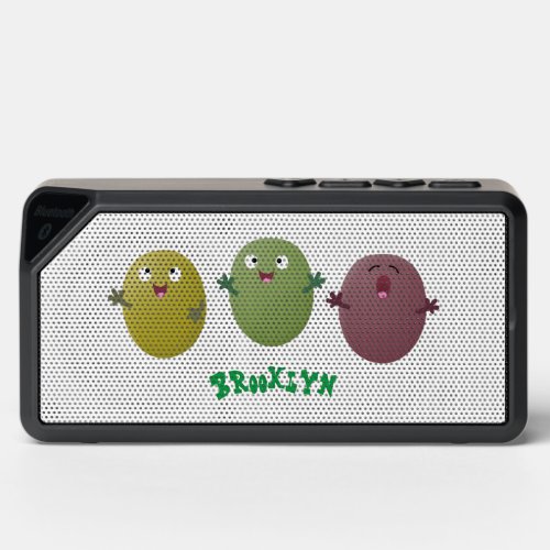 Cute happy olives singing cartoon bluetooth speaker