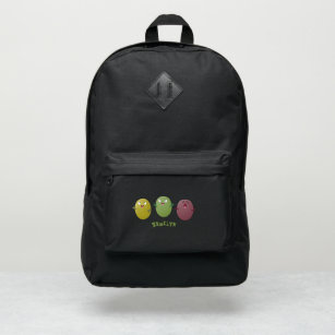 Cute happy olives singing cartoon port authority® backpack