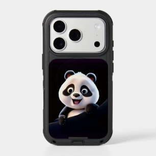 Cute Happy Panda iPhone 17 Pro Case
