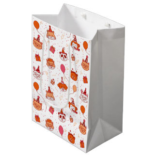 Cute happy party animals gift bag