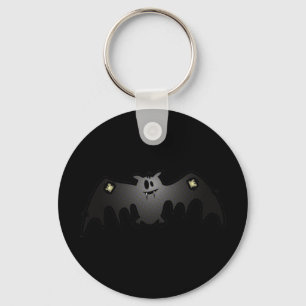 CUTE & HAPPY PATCHY BAT KEYCHAIN