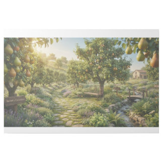 Cute Happy Pear 3D Character Tee Gallery Wrap