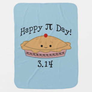 Cute Happy Pi Day! Baby Blanket