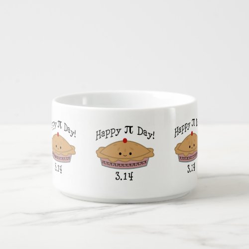 Cute Happy Pi Day Bowl