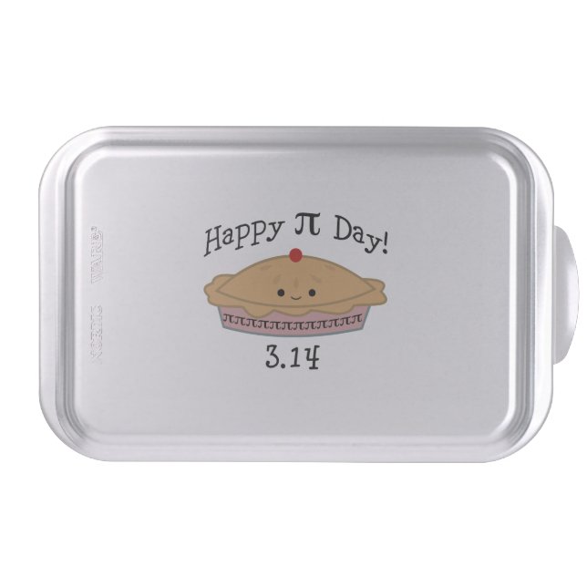 Cute Happy Pi Day! Cake Pan (Front)