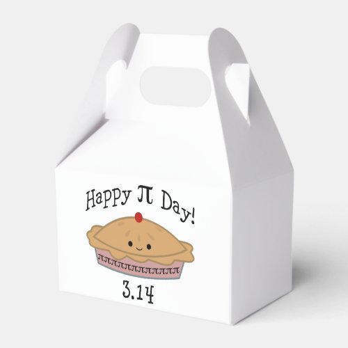 Cute Happy Pi Day Favor Boxes