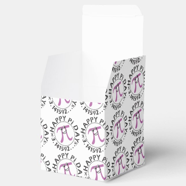 Cute Happy Pi Day - Funny Pi Favor Boxes (Opened)