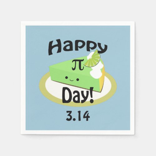 Cute Happy Pi Day Napkins