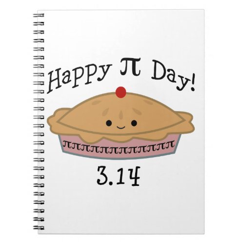 Cute Happy Pi Day Notebook