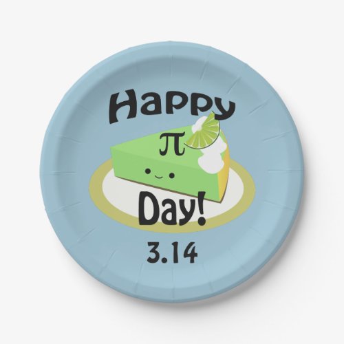 Cute Happy Pi Day Paper Plates