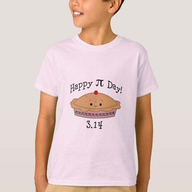 Cute Happy Pi Day! T-Shirt (Front)