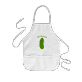 Dill Pickle Humor kitchen apron Just dill with it embroidered apron –  Threaded Stitch