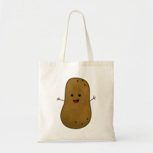 Cute Happy Potato Tote Bag