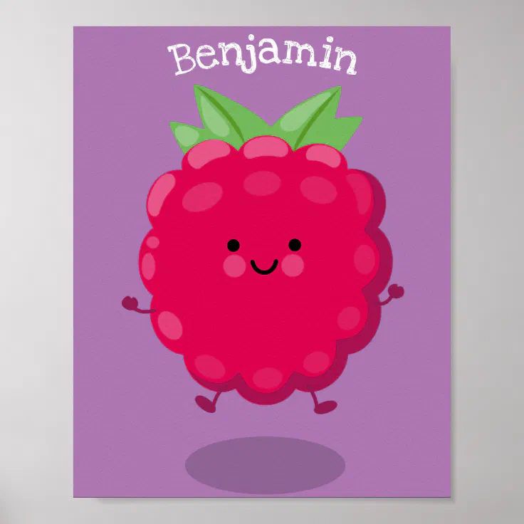 cartoon raspberry