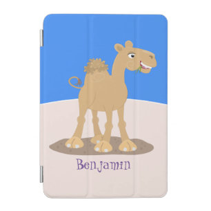 Cute happy smiling camel cartoon illustration iPad mini cover