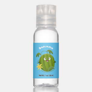 Cute happy smiling watermelon cartoon hand sanitizer