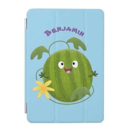 Cute happy smiling watermelon cartoon iPad mini cover
