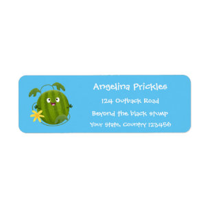 Cute happy smiling watermelon cartoon label