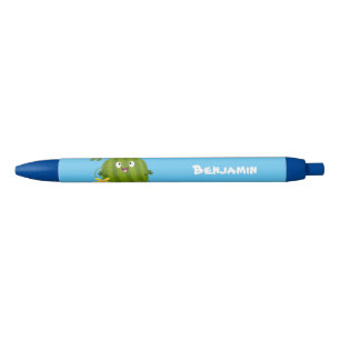 Cute happy smiling watermelon cartoon pen