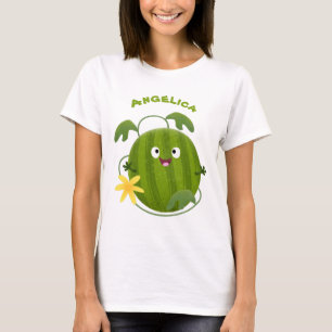 Cute happy smiling watermelon cartoon T-Shirt