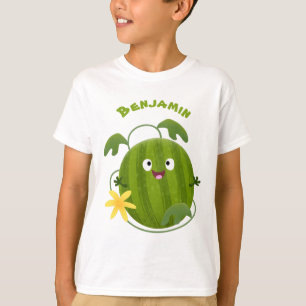 Cute happy smiling watermelon cartoon T-Shirt