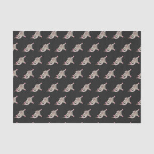 Cute happy sugar glider cartoon illustration tissue paper