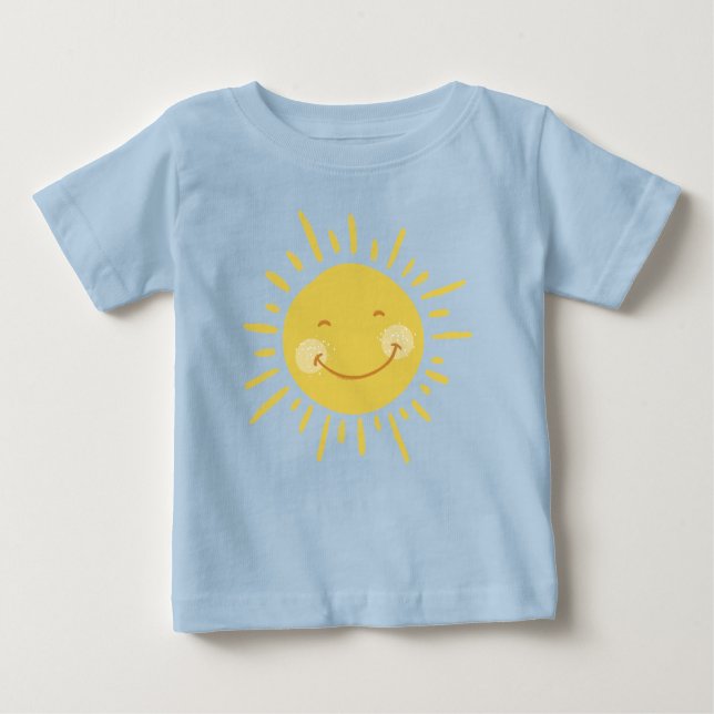 Cute Happy Sun  Baby T-Shirt (Front)