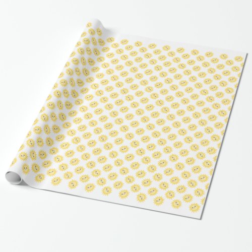 Cute Happy Sun Wrapping Paper