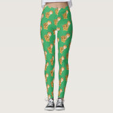 Cartoon tiger Animal Print Leggings, Zazzle