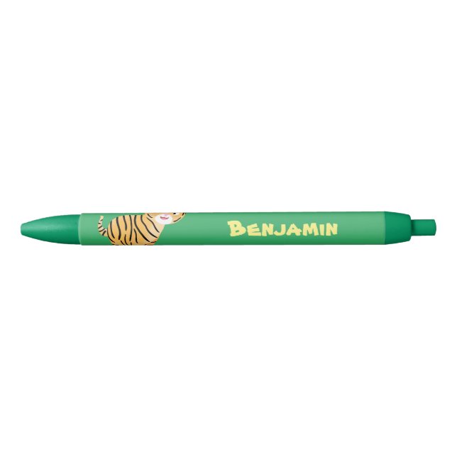 Cute  happy tiger cub cartoon pen (Front)
