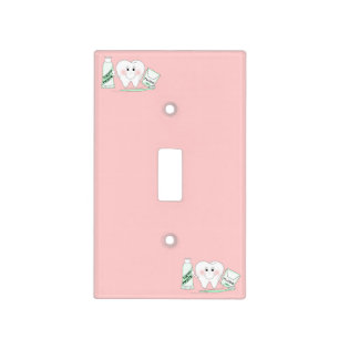 Cute "Happy Tooth" Light Switch Cover
